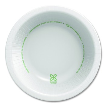 Dixie SXB12WS Pathways Heavyweight WiseSize 12 oz. Paper Bowls (125/Pack)