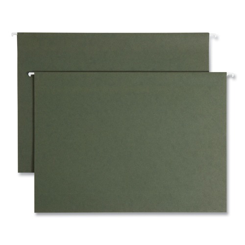 Office Jansan | Smead 64379 3-in. Capacity Box Bottom Hanging File Folders - Legal, Standard Green (25/Box) image number 0
