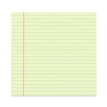 Office Jansan | Universal UNV22000 50-Sheets 8.5 in. x 11 in. Wide/Legal Rule Glue Top Pads - Canary-Yellow (1 Dozen) image number 3