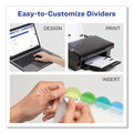 Office Jansan | Avery 11293 11.25 x 9.25 Insertable Style Edge Tab Plastic 1-Pocket Dividers - Translucent (8-Pieces/Set) image number 2