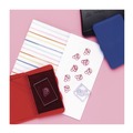 Office Jansan | Carter's 21071 4.25 in. x 2.75 in. Pre-Inked Felt Stamp Pad - Red image number 6