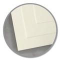 Office Jansan | Neenah Paper 05201 8.5 in. x 11 in. 24 lbs. Bond Weight CLASSIC Linen Stationery - Classic Natural White (500/Ream) image number 2