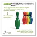 Toys | Champion Sports BP10CLR Plastic Bowling Pin Set - Assorted Colors (10/Set) image number 2
