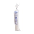 Cups and Lids | SOLO LB3081-00007 Lift Back and Lock Tab Lids for 8 oz. Cups - White (100/Sleeve, 10 Sleeves/Carton) image number 1