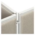 Office Desks & Workstations | HON HBV-QC90.Q Verse 90 Degree QuickConnect Panel-to Panel Connectors - Light Gray (2-Piece/Pack) image number 0