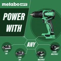 Drill Drivers | Metabo HPT DS18DDXSM 18V MultiVolt Brushless Sub-Compact Lithium-Ion Cordless Drill Driver Kit with 2 Batteries (2 Ah) image number 2