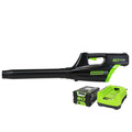  | Greenworks GBL80300 80V DigiPro Cordless Lithium-Ion 3-Speed Jet Leaf Blower Kit image number 0