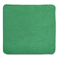 Cleaning Cloths | Rubbermaid Commercial 1820578 12 in. x 12 in. Microfiber Cleaning Cloths - Green (24/Pack) image number 0