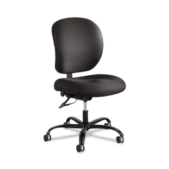 Safco 3391BL Alday 500 lbs. Capacity Intensive-Use Chair - Black