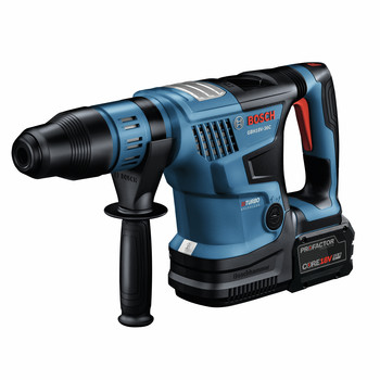 Bosch GBH18V-36CK27 PROFACTOR 18V Hitman Brushless Lithium-Ion 1-9/16 in. Cordless Connected-Ready SDS-max Rotary Hammer Kit with 2 PROFACTOR Exclusive Batteries (12 Ah)