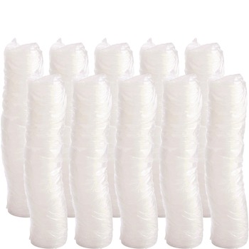 Dart Fits 4 oz. Cups Vented Plastic Lids - Translucent (1000/Carton)