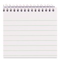 Office Jansan | Blueline AT8B 4 in. x 8 in. Medium/College Rule Reporters Note Pad - Blue Cover/80 White Sheets image number 2