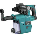 Rotary Hammers | Makita XRH01ZWX 18V LXT Brushless Lithium-Ion SDS-PLUS 1 in. Cordless Rotary Hammer with HEPA Dust Extractor Attachment (Tool Only) image number 2