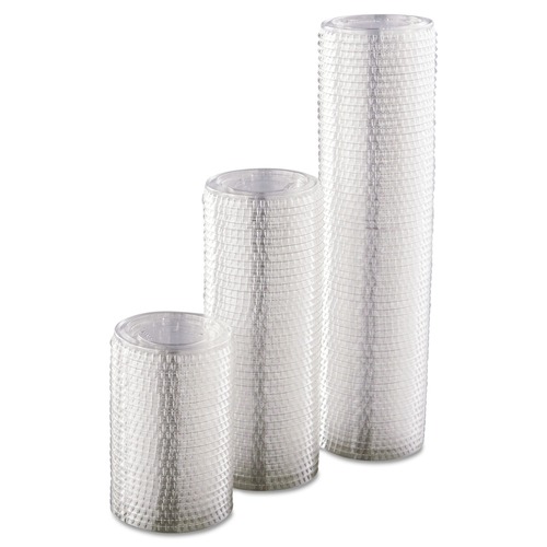 Food Trays, Containers, and Lids | Dart PL200N PET Portion/Souffle Cup Lids - Clear (2500/Carton) image number 0