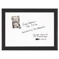 White Boards | Quartet 79282 23 x 17 Home Decor Magnetic Dry Erase Board - White Surface/Black Wood Frame image number 1