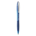 Office Jansan | BIC VCG11 BLU GLIDE 1 mm Medium Ballpoint Pen - Blue Ink/Translucent Blue/Blue Barrel (1-Dozen) image number 1