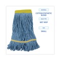 New Year New Savings! Save $25 off $150 | Boardwalk BWK501BL 5 in. Headband Super Loop Wet Mop Head - Small, Blue (12/Carton) image number 4