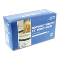 Office Jansan | AmerCareRoyal R825W 7.5 in. Wrapped Wood Coffee Stirrers (5000/Carton) image number 3