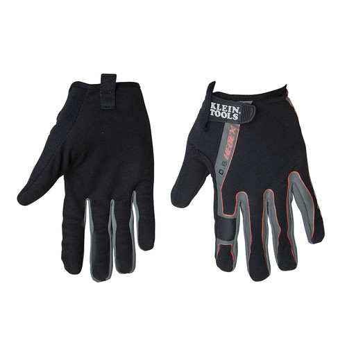 Work Gloves | Klein Tools 40229 High Dexterity Touchscreen Gloves - Medium, Black image number 0
