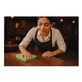 Cleaning Cloths | Boardwalk BWK12GRECLOTH 12 in. x 12 in. Microfiber Cloths - Green (12/Pack) image number 6