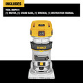 Dewalt DWP611 110V 7 Amp Variable Speed 1-1/4 HP Corded Compact Router with LED image number 1