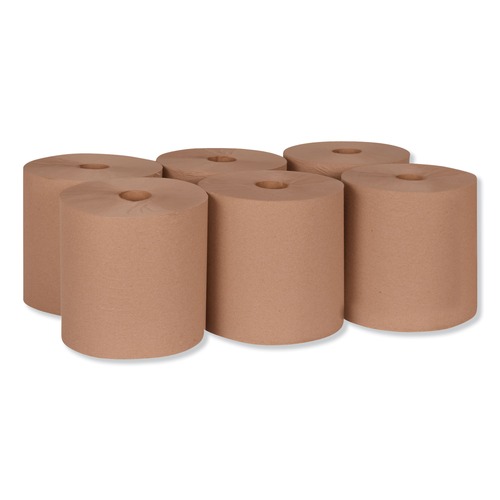 Cleaning Cloths | Tork RK1000 1-Ply 7.88 in. x 1000 ft. Hardwound Hand Towel - Natural (6 Rolls/Carton) image number 0