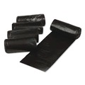 Trash Bags | GEN RM434715 Low Density Can Liners, 56 gal, 1.5 mil, 43-in x 47-in, Black, Interleaved Roll, 20 Bags/Roll, 5 Rolls/Carton image number 0