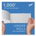 Cleaning & Janitorial Supplies | Scott 67805 2-Ply 3.55 in. x 1000 ft. Septic Safe Essential 100% Recycled Fiber JRT Bathroom Tissue for Business - White (12/Carton) image number 7