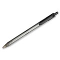 Pens | Paper Mate 1951254 InkJoy 100 RT Medium 1 millimeter Retractable Ballpoint Pen - Black Ink/Smoke/Black Barrel (1-Dozen) image number 2