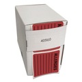 Office Jansan | Tabbies 40560 2 in. x 2 in. "ALLERGIES" Allergy Warning Labels - Fluorescent Red (1-Roll) image number 1