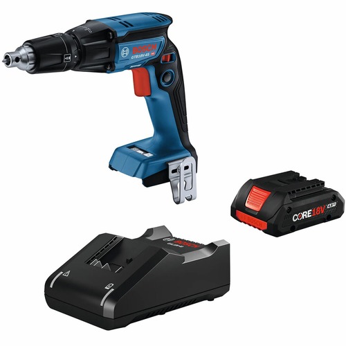 Screw Guns | Bosch GTB18V-45B15 18V Brushless Lithium-Ion 1/4 in. Cordless Hex Screwgun Kit (4 Ah) image number 0
