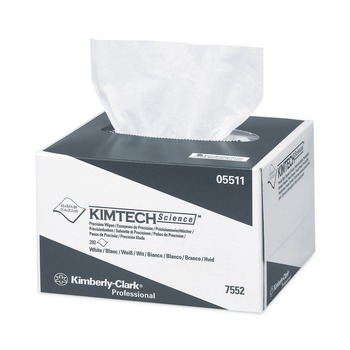 PRODUCTS | Kimtech 5511 1-Ply 4.4 in. x 8.4 in. Precision Wipers - Unscented (280/Box, 60 Boxes/Carton)
