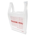 Bulk Savings Pricing 2 | Inteplast Group THW1VAL 11-1/2 in. x 21 in. Polyethylene Thank You Handled T-Shirt Bags - White (900/Carton) image number 2