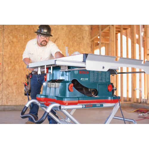 Bosch GTS1041A 09 10 in. REAXX Jobsite Table Saw with Gravity Rise