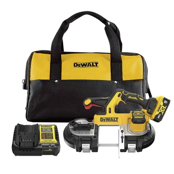 Dewalt 20V MAX XR Brushless Dual Trigger Lithium-Ion Cordless Mid-Size Bandsaw Kit (5 Ah)