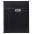 Calendars & Planners | House of Doolittle 2620-02 11 in. x 8.5 in. 24-Month (Jan 2026-Dec 2027) Recycled Ruled Monthly Planner - Black Cover image number 3