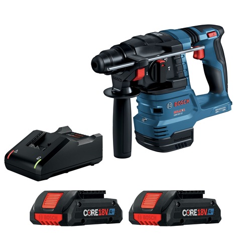 Drill Drivers | Factory Reconditioned Bosch GBH18V-22K24-RT 18V Brushless Lithium-Ion SDS-plus Bulldog 3/4 in. Cordless Rotary Hammer Kit (4 Ah) image number 0