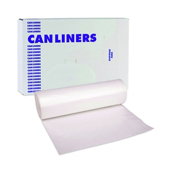 Boardwalk 38 in. x 58 in. 60 gal. 19 mic High-Density Can Liners - Natural (150/Carton)