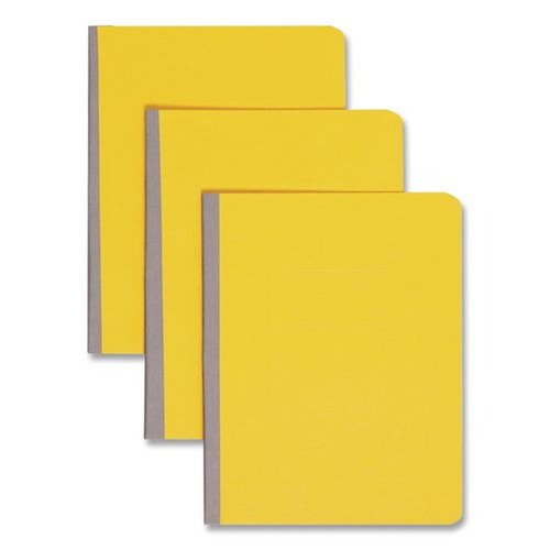 Office Jansan | Smead 81852 8.5 in. x 11 in. 3 in. Capacity Two-Piece Prong Fastener Premium Pressboard Report Cover - Yellow image number 0