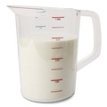 Office Jansan | Rubbermaid Commercial FG321800CLR Bouncer 4-Quart Measuring Cup - Clear image number 2