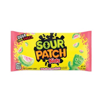 Sour Patch Kids 2 oz. Chewy Candy - Watermelon (24/Carton)