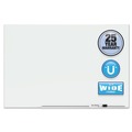 Office & Office Supplies | Quartet G7442E Element Aluminum Frame 74 in. x 42 in. Glass Dry-Erase Board - White/Silver image number 1
