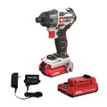 Impact Drivers | Porter-Cable PCCK647LBPCC650B-BNDL 20V MAX Lithium-Ion Cordless Jigsaw and 20V MAX Brushless Lithium-Ion Cordless Impact Driver Kit with 2 Batteries (1.5 Ah) Bundle image number 2