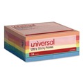 Notebooks & Pads | Universal 2095545 Ultra Sticky Note Pads Note Ruled 4-in x 4-in Assorted Colors 100 Sheets/Pad 6 Pads/Pack image number 3