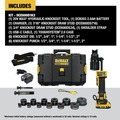 Knockout Tools | Dewalt DCE600D1K2 20V MAX Lithium-Ion Cordless Hydraulic Knockout Tool Kit with 1/2 in. - 2 in. Punches and Dies (2 Ah) image number 1