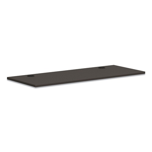  | HON HLPLRW6024.LSL1 60 in. x 24 in. Rectangular Mod Worksurface - Slate Teak image number 0