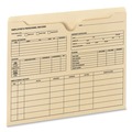 Labor Day Sale! Save $30 off $199! | Quality Park QUA69999 Straight Tab Letter Size Employee Record Jacket - Manila (100/Box) image number 1