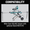 Miter Saws | Makita XSL06PM 36V (18V X2) LXT Brushless Lithium-Ion 10 in. Cordless Dual-Bevel Sliding Compound Miter Saw with Laser Kit and 2 Batteries (4 Ah) image number 6
