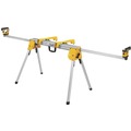 Table Saw Accessories | Factory Reconditioned Dewalt DWX724R 11.5 in. x 100 in. x 32 in. Compact Miter Saw Stand - Silver/Yellow image number 3