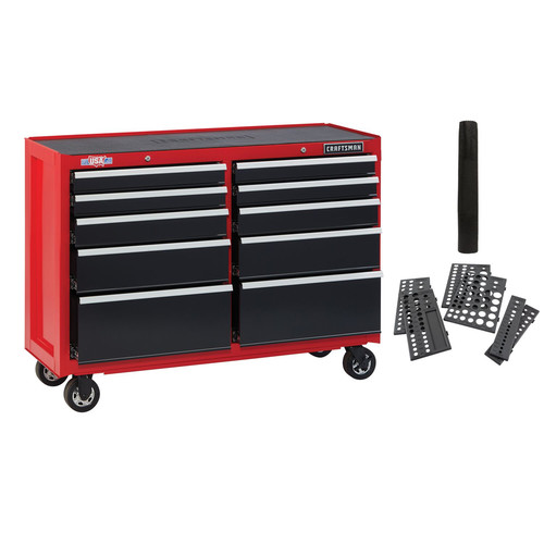Tool Chests | Craftsman CMST82775RB 52 in. 10 Drawer Metal Tool Chest image number 0